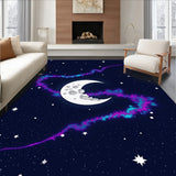Celestial Constellation Bath with Moon and Twinkling Stars(Blue)