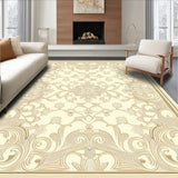 Elegant Vinyl Displaying a Beige Filigree Motif(Beige)