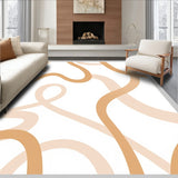 Abstract Wave with Flowing Curves and Delicate Hue Transitions (Brown)