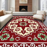 Gingerbread House Village Scene with Swirl Borders(Red)