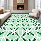 Contemporary Lattice Stain Resistant Household Accessory(Green)