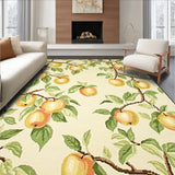 Beige Field Apple Grove Mats Latex Back Non Slip Area(Beige)