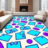 Retro Pixel Art Modern Decorative Graphic (Ivory)