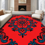 Traditional Paisley Bloom Kaleidoscope Ornate Jewel Tapestry(Red)