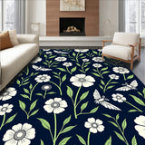 Enchanted Poppy Moth Mushroom Celestial Night Sky Decorative(Blue)