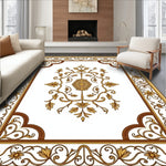 Trellis Tapestry Inspired Floral Ornamentation (Gold) - ODIKA