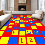 Vibrant Educational Alphabet Design(Blue)