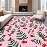 Nordic Pine Branch with Seasonal Berry Cluster Accents(Pink)