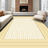 Amherst Collection Wheat & Beige Geometric Trellis Design(Gold)