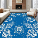 Snowflake Medallion Winter Wonderland Decorative(Blue)