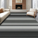 Sleek Modernist Monochrome Waves(Black)