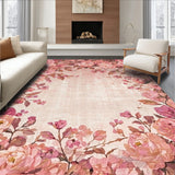 Aesthetic Bow Embellished with Petal Border(Red)