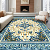 Beige Blue Kitchen Area(Beige)