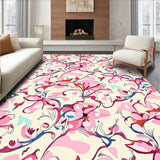 Elegant Floral Vine Courtyard Collection With CloudPile Comfort(Pink)