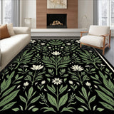 Enchanted Botanical Garden Vintage Floral (Black) - ODIKA