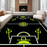 Professional Layout Floor with Penalty Box Graphics(Black)