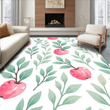 Spring Orchard Branches with Delicate Blossoms and Whimsical Petals Motif(Pink)