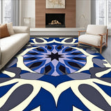 Sublime Kaleidoscope Jewel Toned Abstract Artistry(Blue)