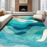 Coastal Wave Abstract Surf Design(Blue)