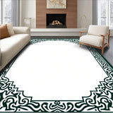 Jade Dynasty Interlocking Spiral Ornate Decorative Luxe Collection (Green)