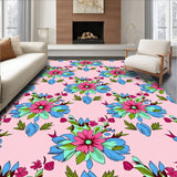 Maritime Compass Floral Weathered Rustic Transitional(Pink)