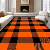 Buffalo Plaid Harvest Accent(Orange)