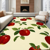 Crimson Orchard Kitchen Area Non Slip Mat Machine(Red)