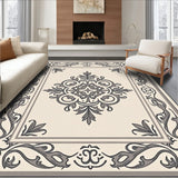 Exquisite Floral Damask Paisley Ornamental (Beige)