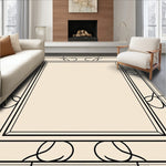 Lattice with Subtle Art Motifs (Beige) - ODIKA