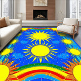 Charming Pastel Sunray Motif(Yellow)