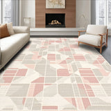 Chic Geometric Kitchen Non Skid Runner for Style and Comfort(Beige)