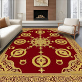 Rosette Mosaic with Byzantine Inspired Artistry(Red)