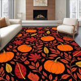 Harvest Festival Pumpkin Maple Autumn Symphony(Black)