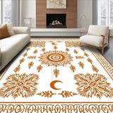 Harvest Moon Walkway Cottage Chic Design(Brown)