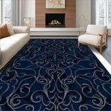 Enchanting Vine Swirl Captivating Handsome Impressive Creation (Blue) - ODIKA