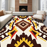 Abstract Scatter with Earthy Tone Aztec Inspired Graphics(Brown)