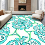 Wave Medallion Positano Mediterranean Elegant Decorative (Turquoise) - ODIKA