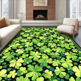 Charming Shamrock Patterned Welcome(Green)