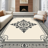Timeless Ornamental Arabesque Damask Vintage(Gray)