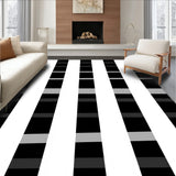 Minimalist Striped with Crisp Accents (White) - ODIKA