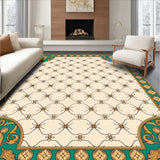 Exquisite Mosaic Trellis Vintage Inspired Functional Art (Ivory)