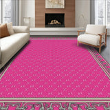 Starlit Lattice Tapestry Featuring Vintage Filigree Flourishes(Pink)