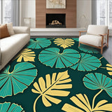 Monstera Leaf Cascade Botanical Tropical Art Design (Gold) - ODIKA