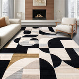 Abstract Geometric Reversible Area for Modern Spaces(Beige)