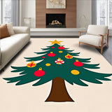 Festive Evergreen Holiday With Sparkling Topper Decoration(Green)