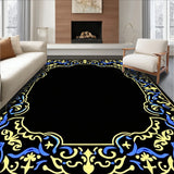 Celestial Arabesque Interlocking Festive Motif(Black)