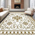 Vintage Scroll with Symmetrical Motifs (Brown) - ODIKA