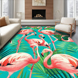 Artful Flamingo and Palm(Pink)