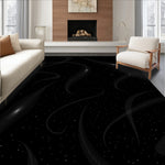 Celestial Stardust Swirl With Metallic Charcoal Details(Black) - ODIKA