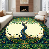 Vibrant Tree of Life Round Diameter(Beige)